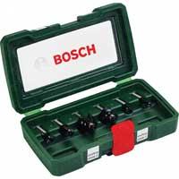 Kliknite za detalje - Bosch 6-delni set glodala Prihvat 1/4 inča 2607019462