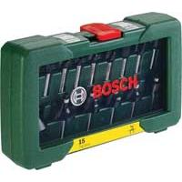 Kliknite za detalje - Bosch 15-delni set glodala Prihvat 1/4 inča 2607019468