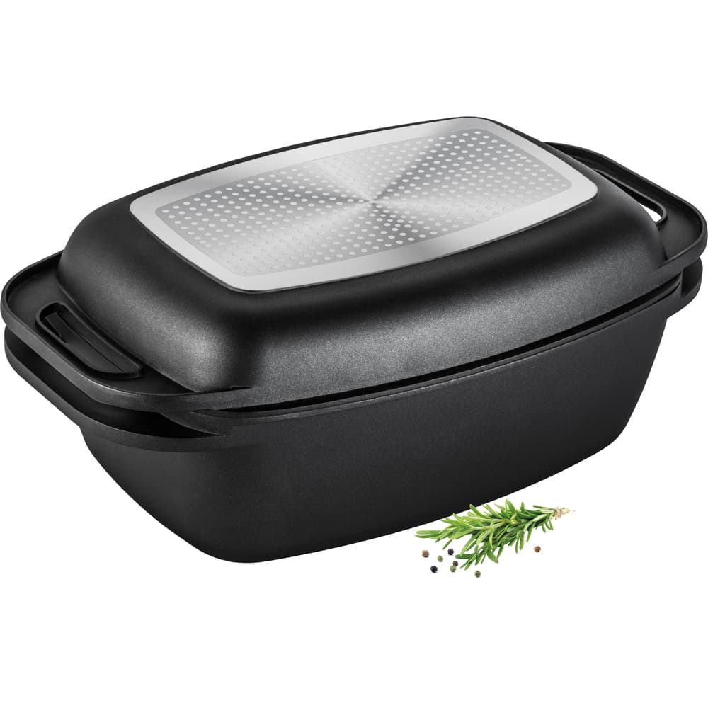 LAMART Posuda za pečenje na žaru sa poklopcem LT1105 