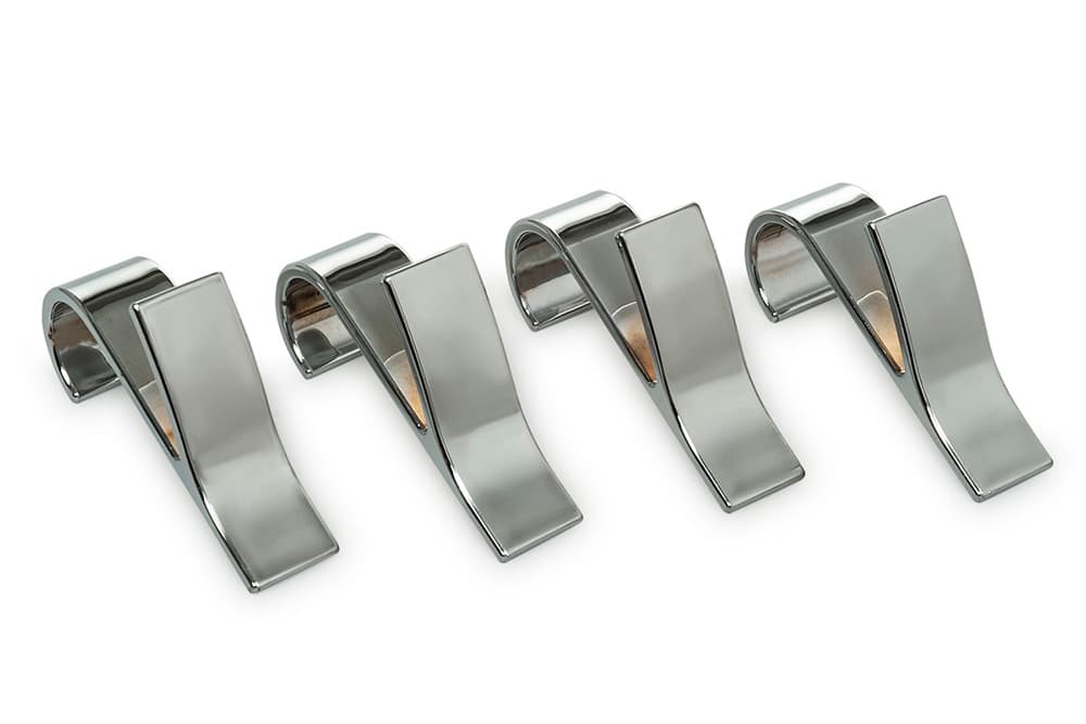 Kukice za peškire i radijator B22 set 4 komada, hromirane