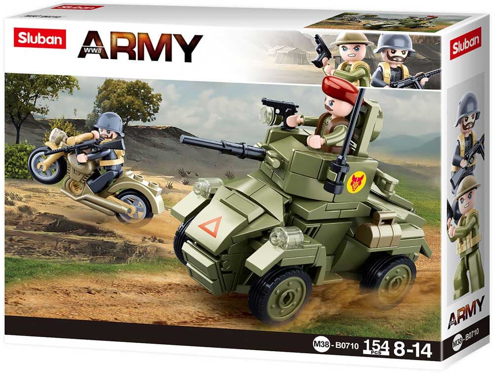 Sluban Kocke - Oklopno Vozilo - English Armored Vehicle M38-B0710