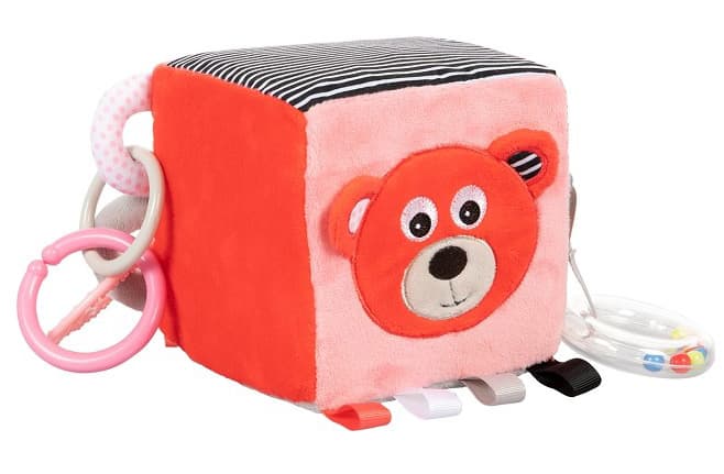 Canpol Baby plišana igračka kocka meda-Koral 68/073