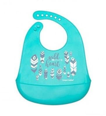 Canpol Babies Silikonska Portikla sa džepom Wild nature 74/023_blu