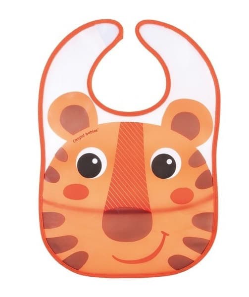 Canpol Babies Silikonska Portikla sa džepom Hello little orange 9/232