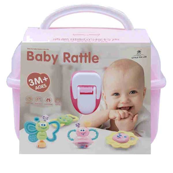 Bebi zvečke u koferu GT 22875 Roze