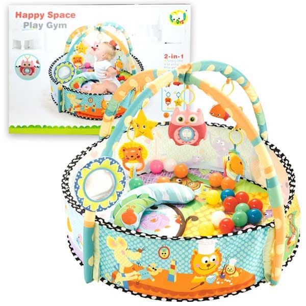 Bebi podloga za igru sa lopticama i ogradom GT 22878