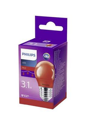 Philips Led sijalica u boji - crvena 3,1W (25W) E27