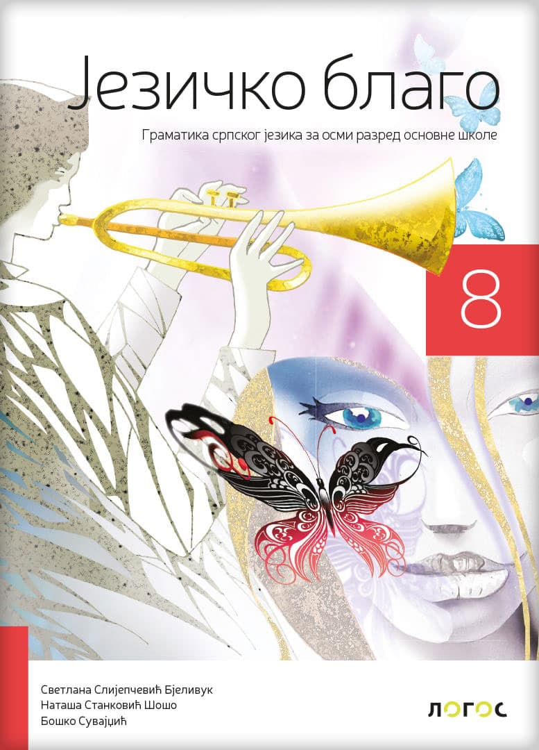 NOVI LOGOS Srpski jezik i književnost 8 -  Gramatika Jezičko blago za osmi razred