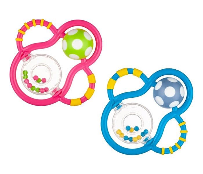 Canpol Baby zvečka sa šarenim perlicama 56/144