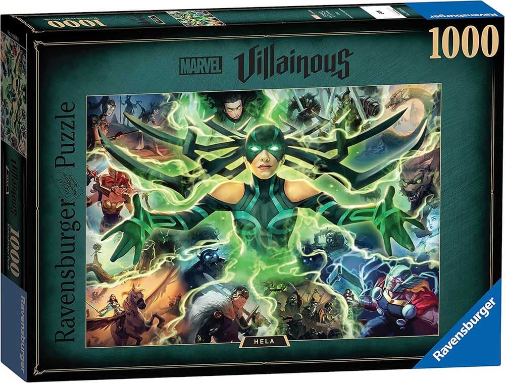 Puzzle 1000 delova Hela - Marvel Villainous Ravensburger 16903