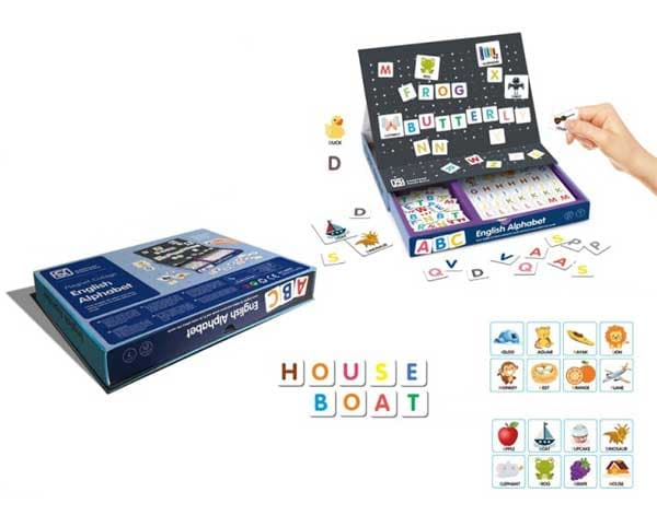 Engleski alfabet sa oslikanim magnetnim pločicama Sozzle 882035