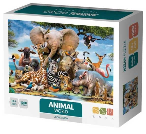 Puzzle Svet životinja 1000 kom.