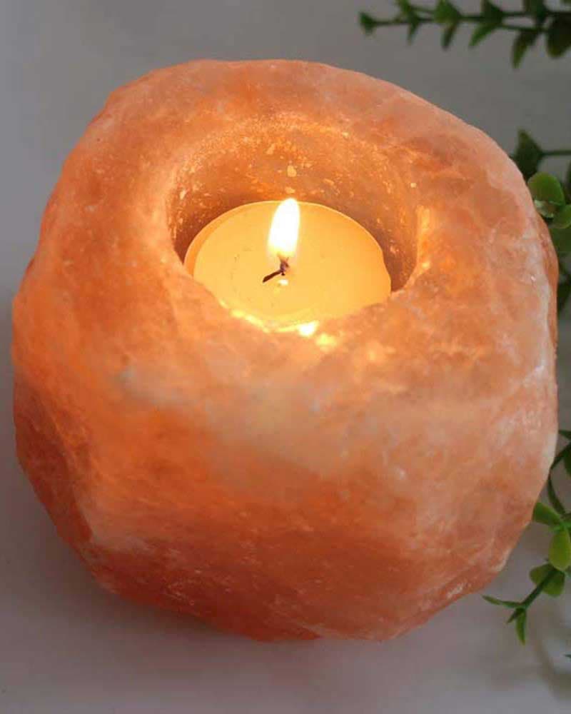 Svećnjak Od Sonog Kristala - Himalajski Svećnjak