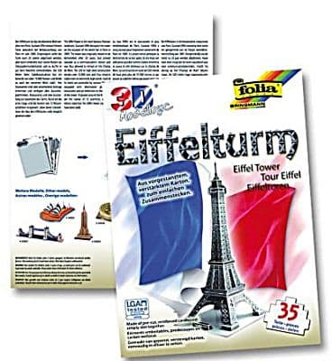 Folia maketa Ajfelov toranj 34002
