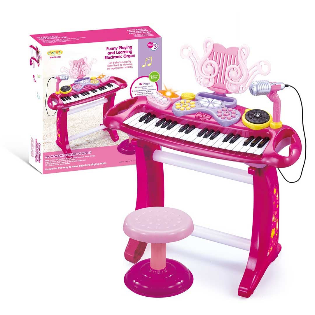 Klavijatura na Postolju Sa Stolicom i Mikrofonom