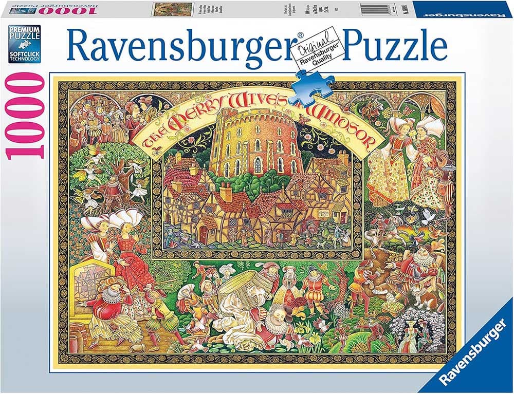 Puzzle slagalica 1000 delova Vesele žene Vindzorske Ravensburger 16809