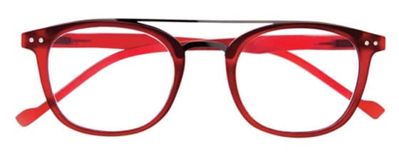 Prontoleggo naočare za čitanje sa dioptrijom +3,50 BRIDGE, crvene