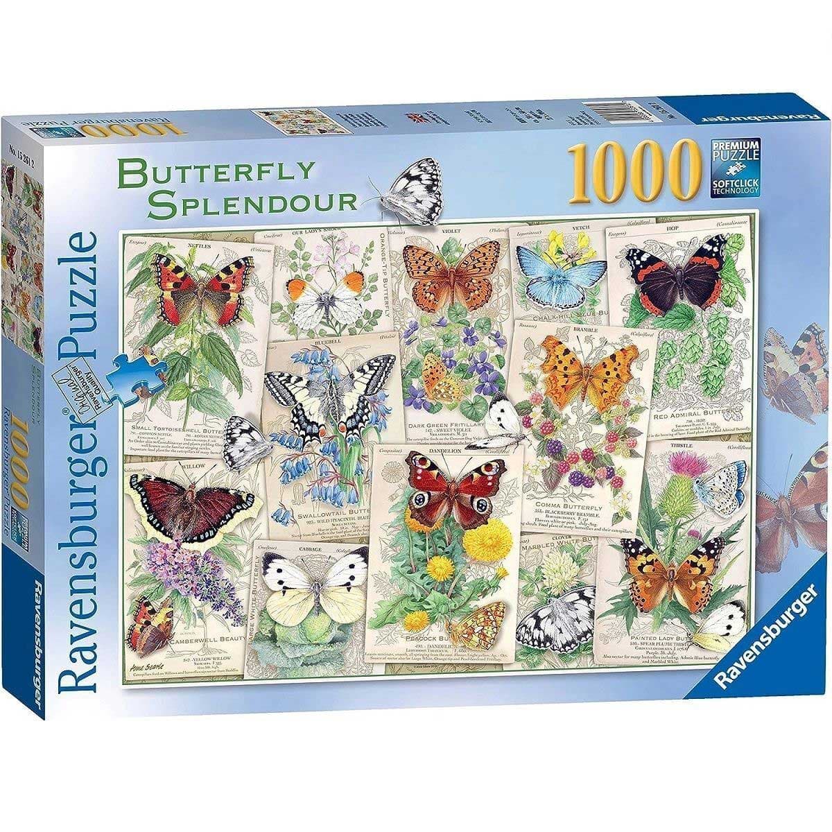 Puzzle slagalica 1000 delova Raskošni leptiri Ravensburger 15261
