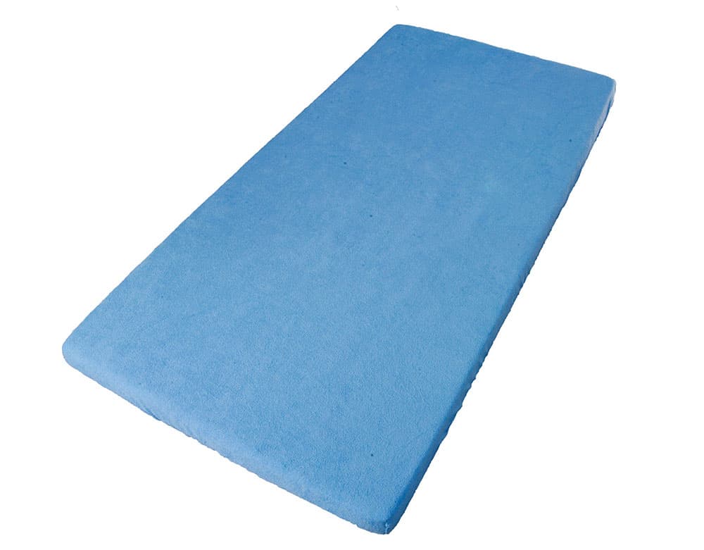 Čaršav frotir 140 x 70 cm plave boje za dečije krevete