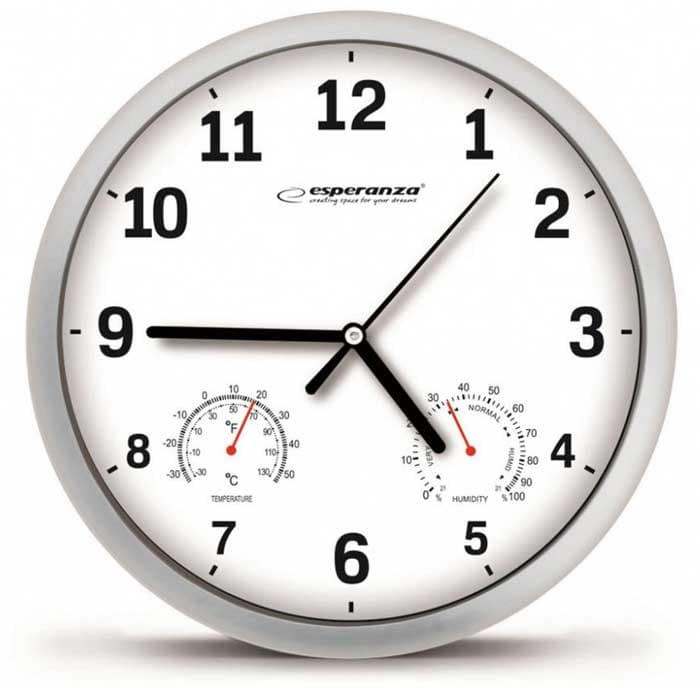 Zidni sat Esperanza Lyon EHC016W