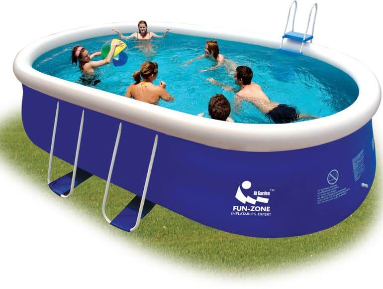 Ovalni Bazen sa metalnim okvirom 540 x 360 x 122 cm (26-342)