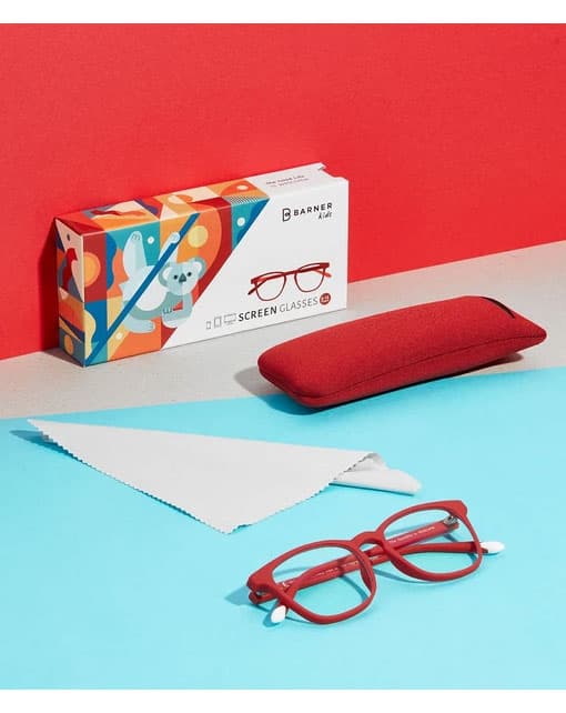 Dečije naočare koje štite od plavog svetla Barner Dalston Ruby Red