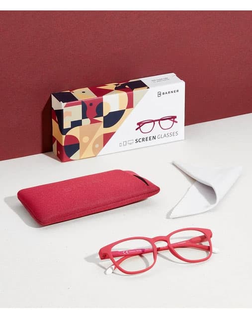 Naočare za računar Barner Dalston Burgundy red