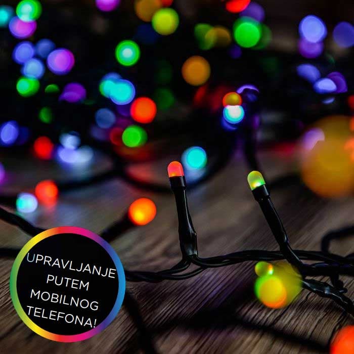 Smart LED RGB Lampice koje se kontrolišu aplikacijom za telefon 200