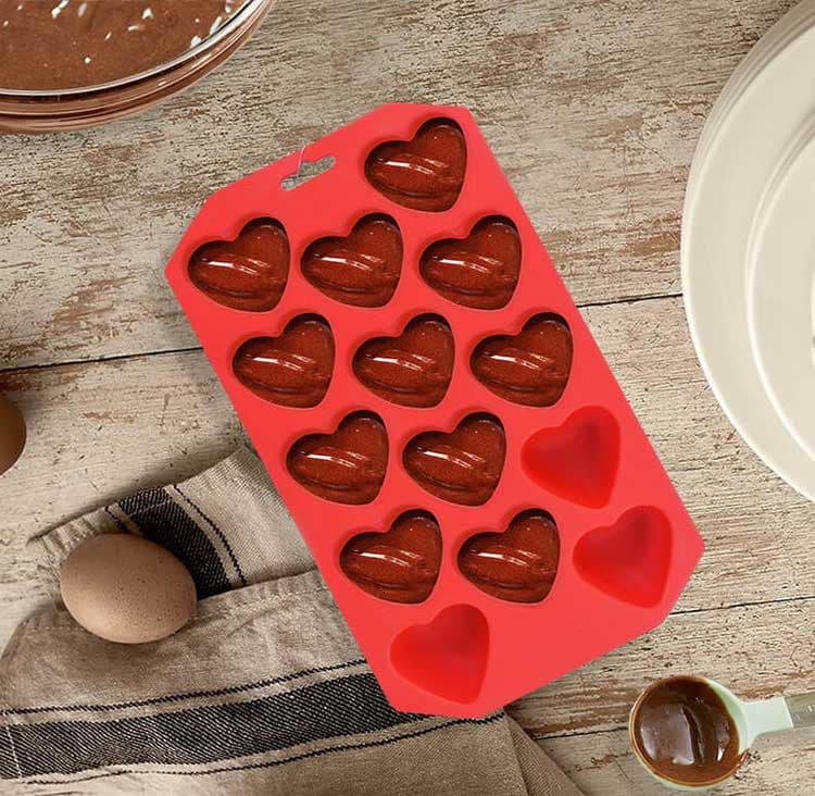 Silikonski kalup za led ili kolače u obliku srca Maestro MR1587