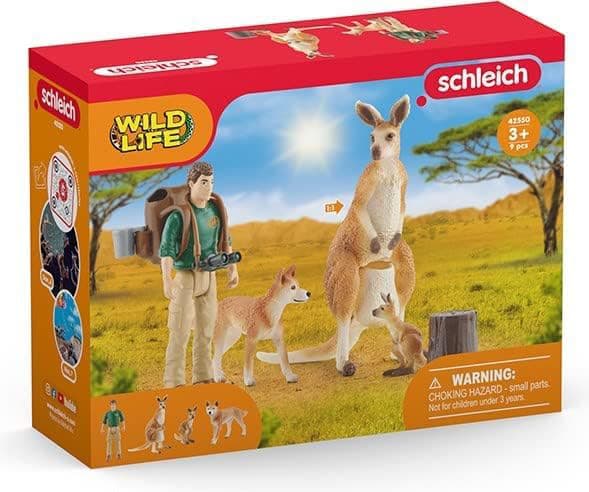 Schleich Figure divlje životinje - Kenguri i dingo - Australijska avantura 42623