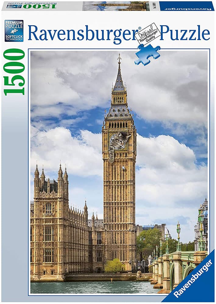 Ravensburger Slagalica 1500 delova - Mačak i Big Ben 16009