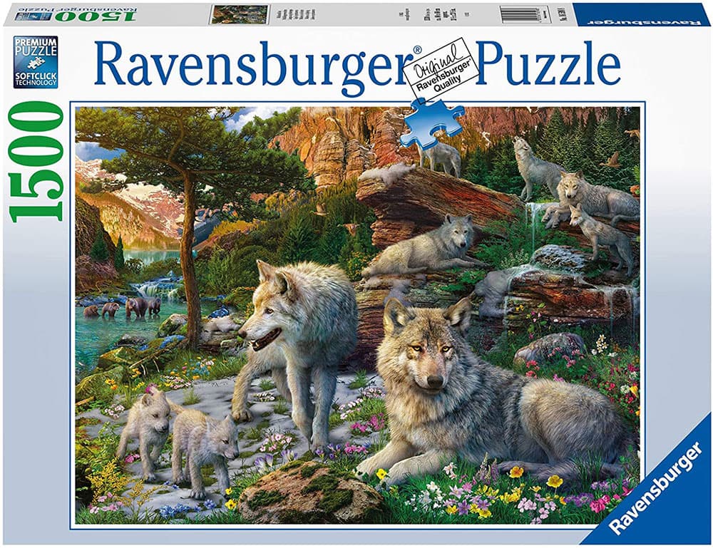 Ravensburger Slagalica 1500 delova - Čopor vukova i buđenje proleća