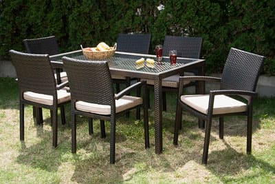 Sto od ratana Sofia 160x90  WK-GC040