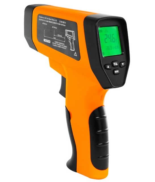 Infracrveni termometar 1600°C DT1600