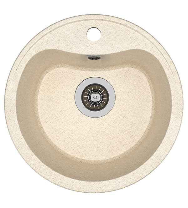 Dr.Gans Dora okrugla granitna sudopera u bež boji