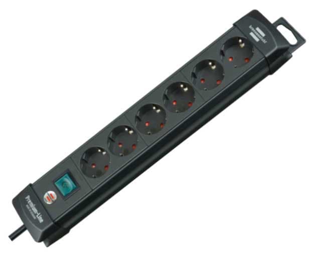 Brennenstuhl Produžni kabl sa 6 utičnica 3.5kW 3m 6110016