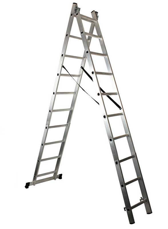 Aluminijumske zglobne merdevine 2x10 76422110