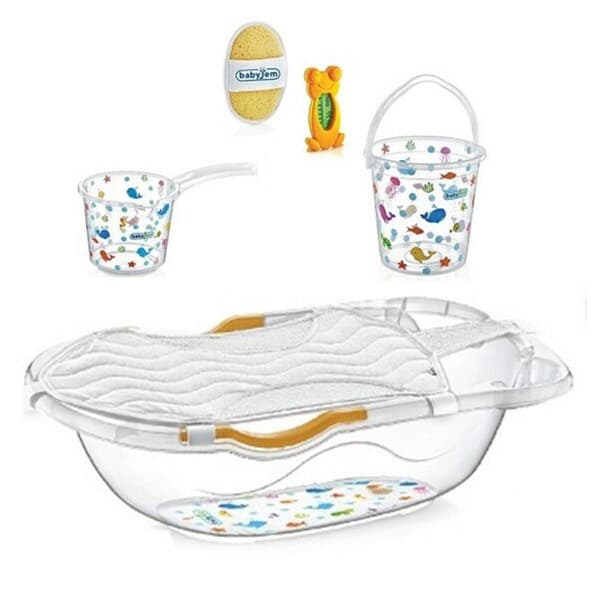 Babyjem set za kupanje 6 delova white 92-15406