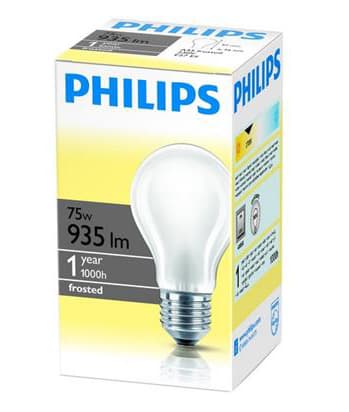 Standardna sijalica 75W E27 MAT PS009