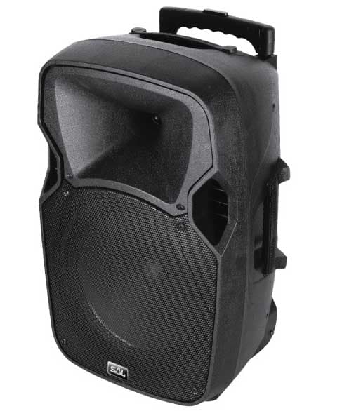 Aktivna zvučna kutija 150W sa punjivom baterijom i dva mikrofona PAB31BT