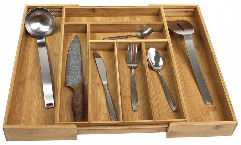 Umetak podesive širine za kuhinjsku fioku za držanje escajga KingHoff KH1501