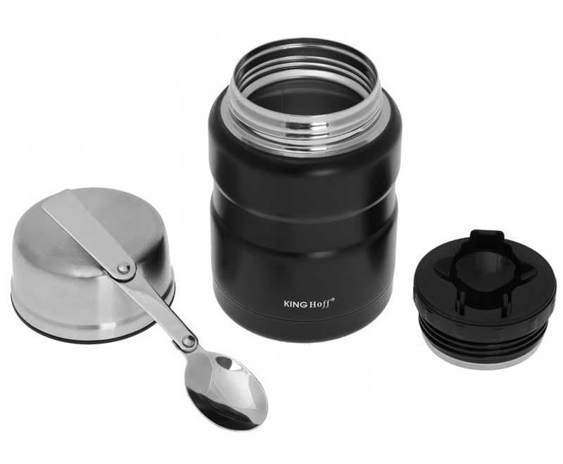 Termos za hranu sa sklopivom kašikom 500ml Kinghoff KH1459