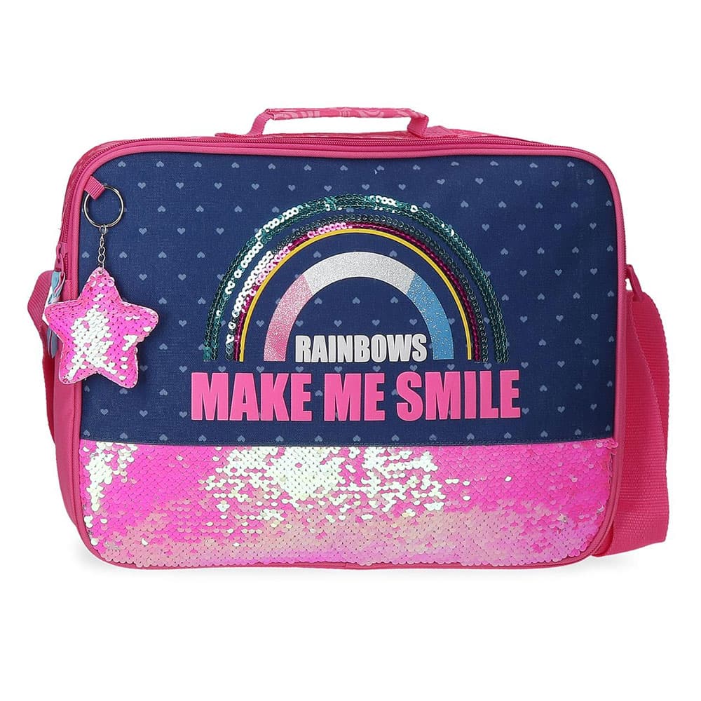 Movom Torba za laptop - školska torba Glitter Rainbow 30453