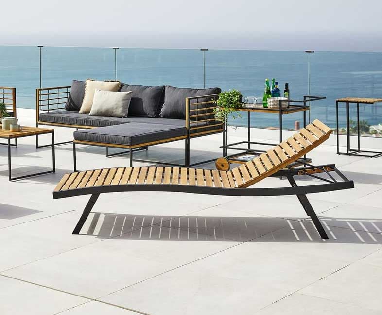 Luksuzna ležaljka sa podesivim naslonom