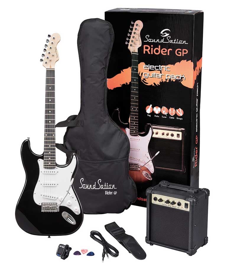 Električna gitara u paketu sa pojačalom Soundsation RIDER GP BK
