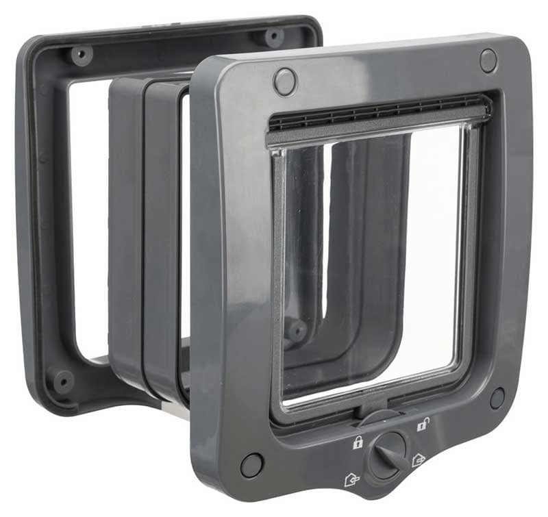 Vratanca za mačke sa proširenjem siva Trixie 44232