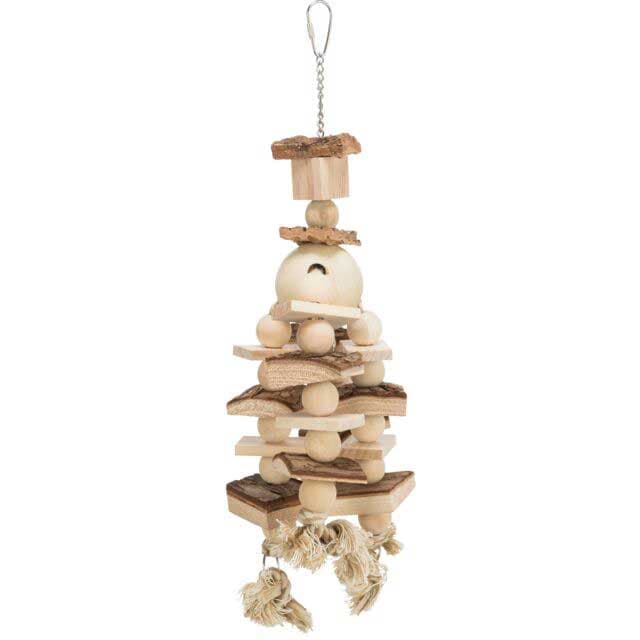 Trixie Drvena igračka za kanarince i papagaje Kocke i perle 58986