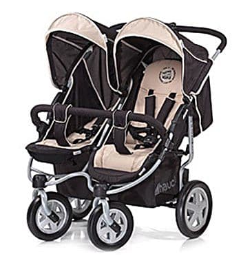 Hauck Kolica za blizance Roadster Happy World Beige 512111