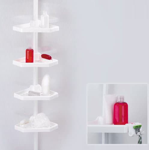 Polica za kupatilo bez bušenja zida, N02 Prima Nova plastic