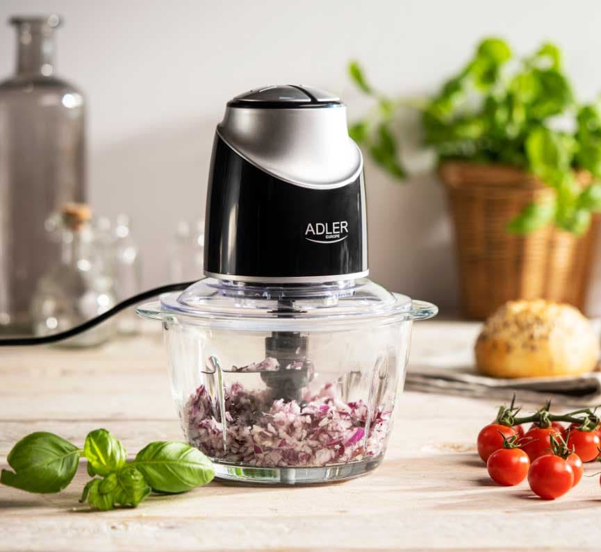 Kuhinjska seckalica sa dvostrukim sečivom 300W 1.2L Adler AD4082